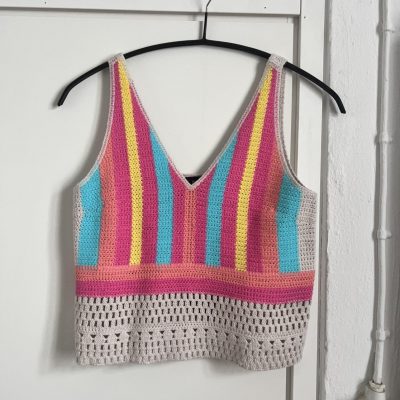 Billebeino, Crochet top, virkattu