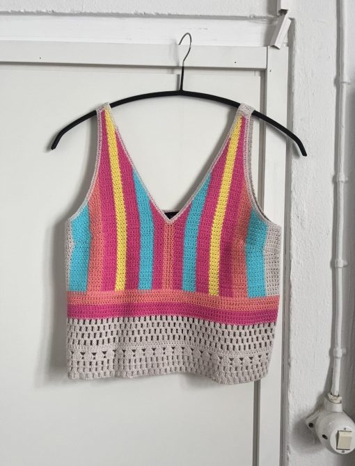 Billebeino, Crochet top, virkattu