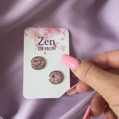 Zen Design, Glitter -nappikorvakorut