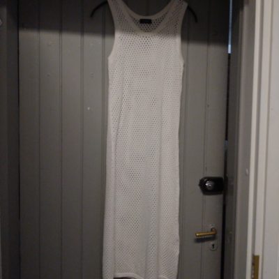 Billebeino, Fishnet knit dress, valkoinen, L
