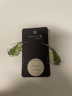 Heidi Rissanen, vihreä saniainen, roikkuva korvis