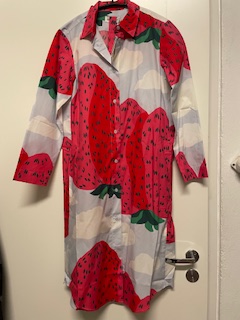 Marimekko, Minta Mansikkavuoret, paitamekko, tummanpunainen, 36