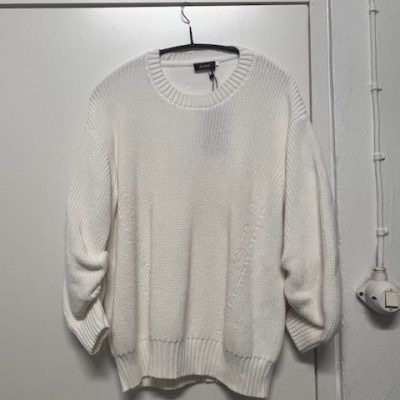 Billebeino, Puff sleeve sweater, valkoinen, xl