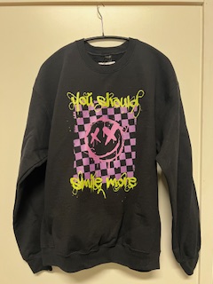 Empwr, musta collegepaita, m