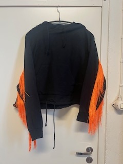 Jatuli, Yolandi, musta hapsuhuppari, neon oranssi, onesize