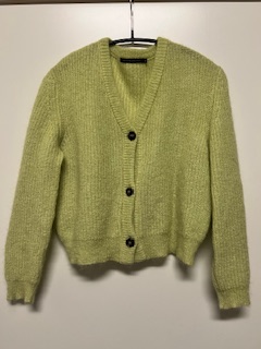 Katri Niskanen, neuletakki, lime, s