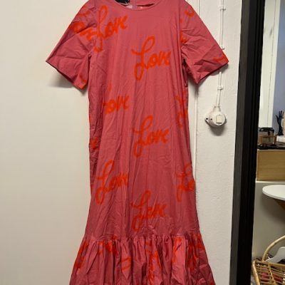 Vimma, Love mekko, pitkä, helmassa pussitus, l