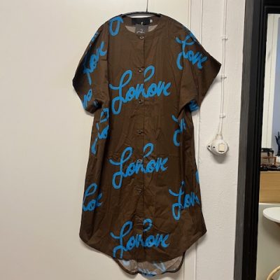 Vimma, Lyhythihainen paitamekko, ruskea Love, one size